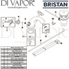 Bristan 1901 Basin Mixer Pop-Up Waste Spares